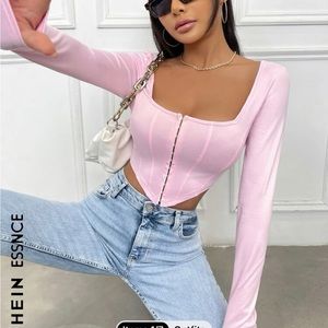 3 SHEIN Crop tops, all size Medium, never worn